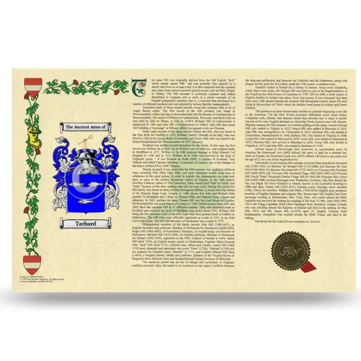 Tarbard Armorial History Landscape Style