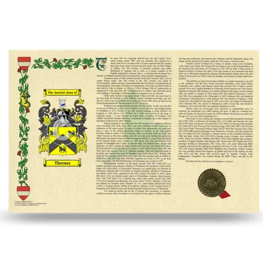 Thurnay Armorial History Landscape Style