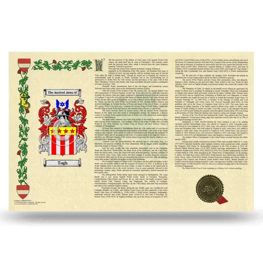 Togh Armorial History Landscape Style