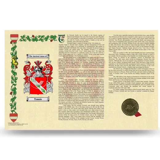 Tomás Armorial History Landscape Style