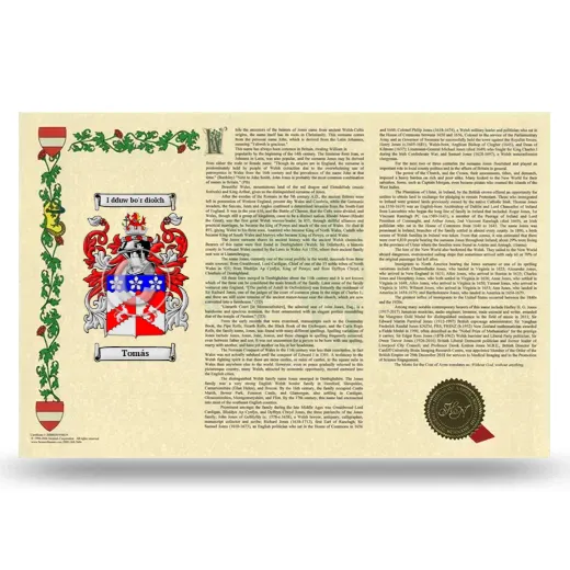 Tomás Armorial History Landscape Style