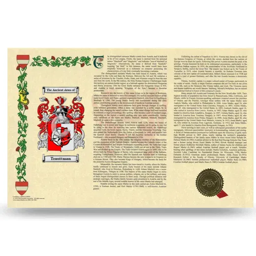 Trauttman Armorial History Landscape Style