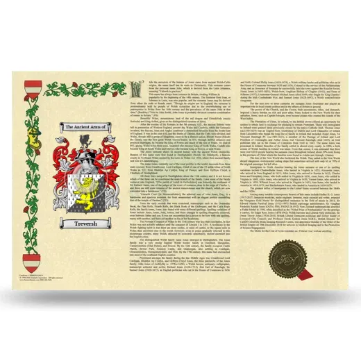 Treversh Armorial History Landscape Style