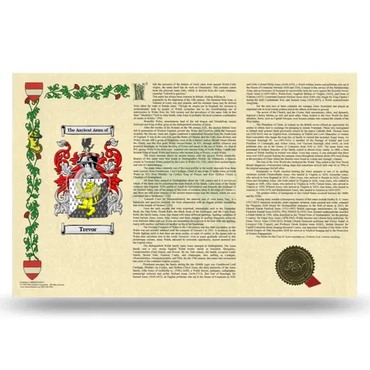 Trevor Armorial History Landscape Style