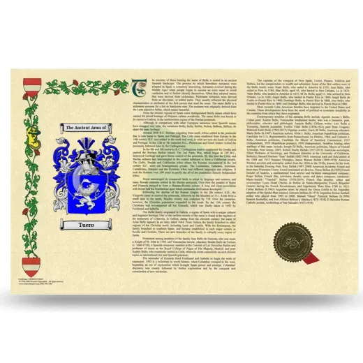 Tuero Armorial History Landscape Style
