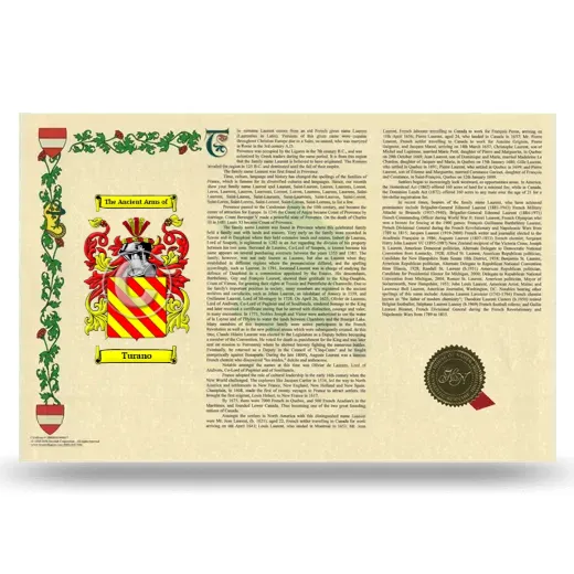 Turano Armorial History Landscape Style