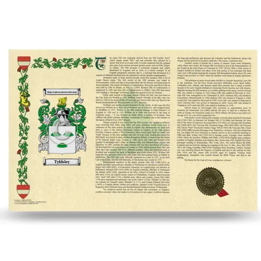 Tyldsley Armorial History Landscape Style