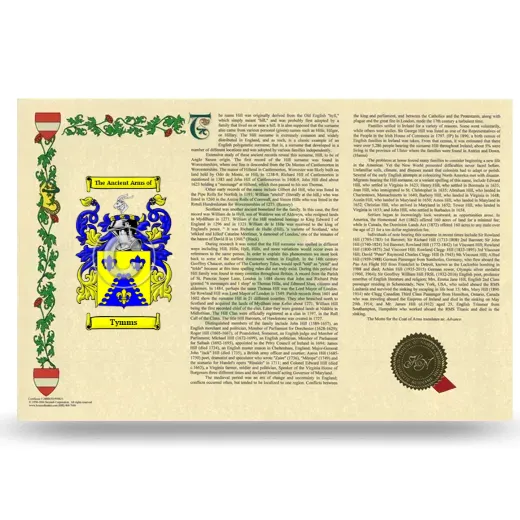 Tymms Armorial History Landscape Style