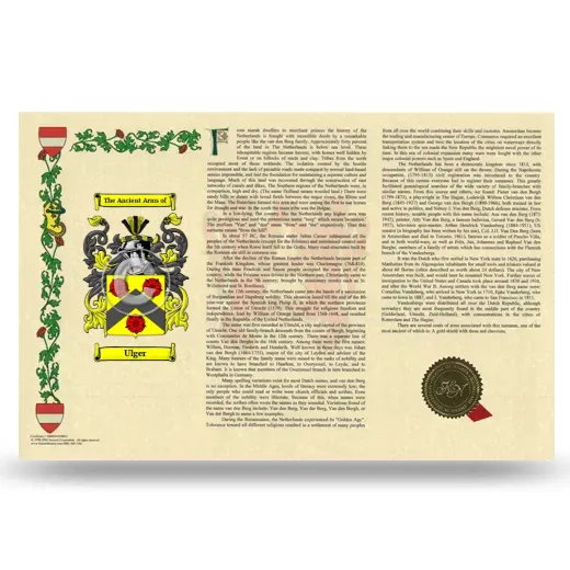 Ulger Armorial History Landscape Style