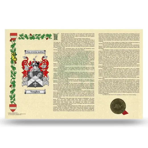 Vaughen Armorial History Landscape Style