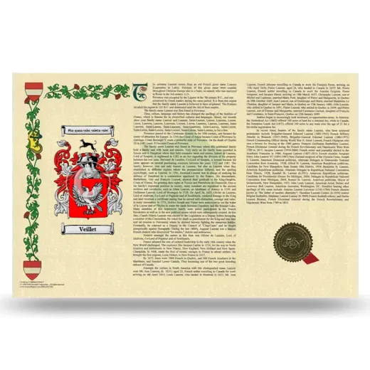 Veillet Armorial History Landscape Style
