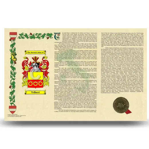 Vellucci Armorial History Landscape Style