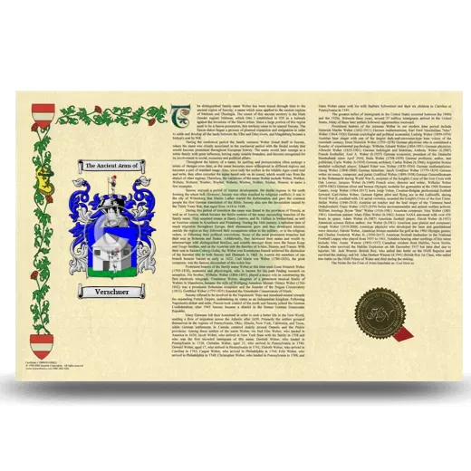 Verschuer Armorial History Landscape Style