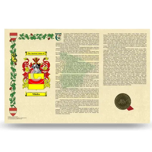 Vilalta Armorial History Landscape Style
