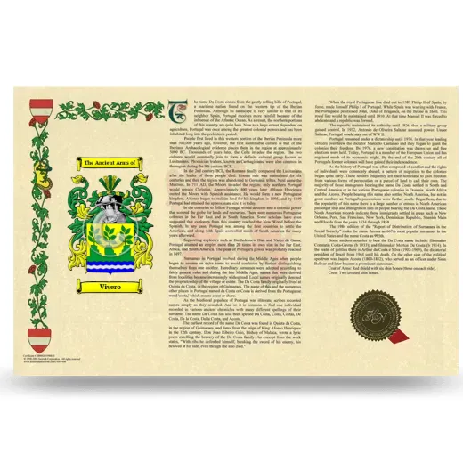 Vivero Armorial History Landscape Style