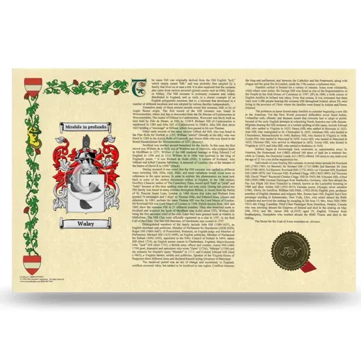 Walay Armorial History Landscape Style