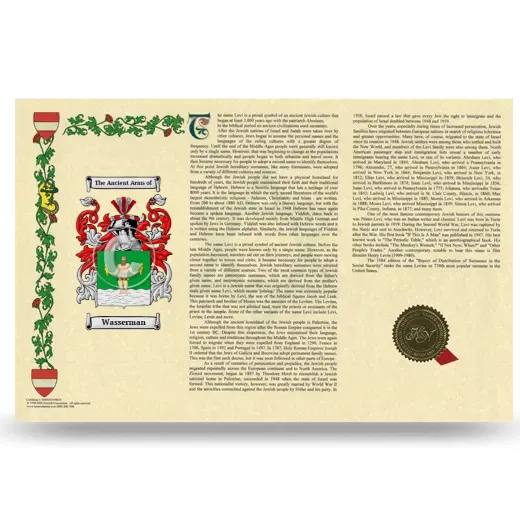 Wasserman Armorial History Landscape Style