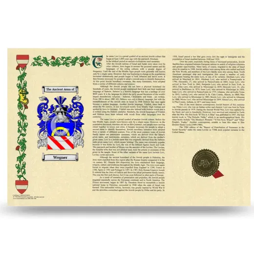 Wegner Armorial History Landscape Style