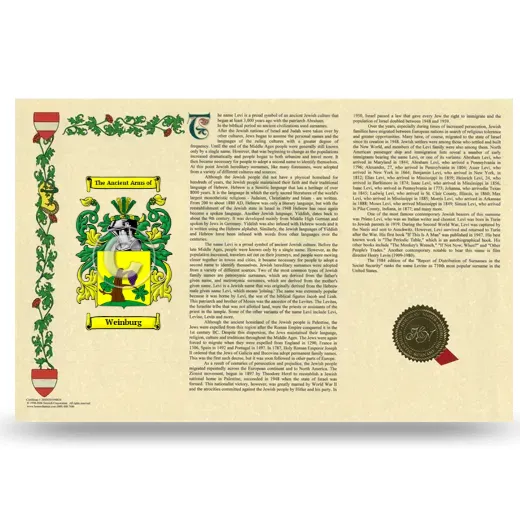 Weinburg Armorial History Landscape Style