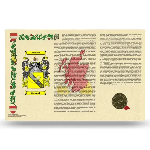 Werneck Armorial History Landscape Style