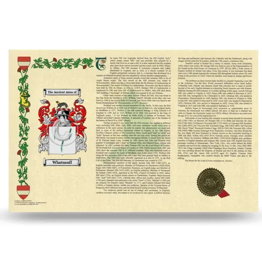 Whatmuff Armorial History Landscape Style