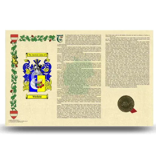 Wielicki Armorial History Landscape Style
