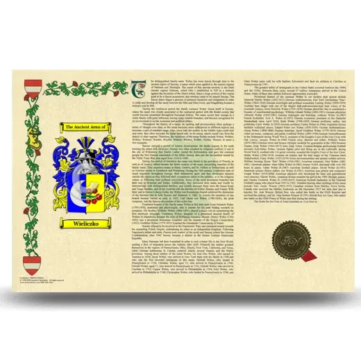 Wieliczko Armorial History Landscape Style