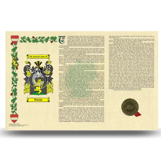 Wische Armorial History Landscape Style