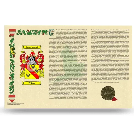 Witum Armorial History Landscape Style