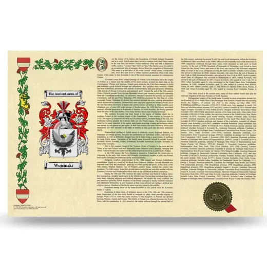 Wojcinski Armorial History Landscape Style