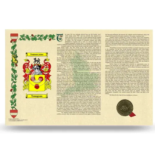 Youngson Armorial History Landscape Style