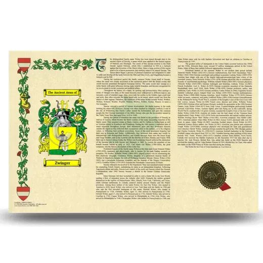 Zwinger Armorial History Landscape Style