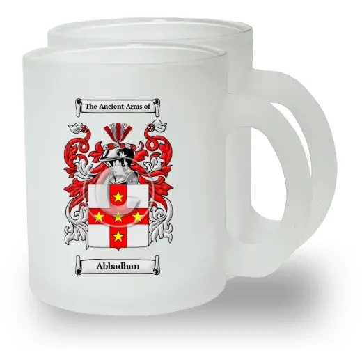 Abbadhan Pair of Frosted Glass Mugs