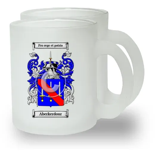 Aberkerdour Pair of Frosted Glass Mugs