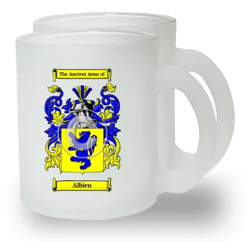 Albien Pair of Frosted Glass Mugs