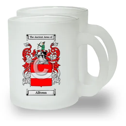 Alltoun Pair of Frosted Glass Mugs