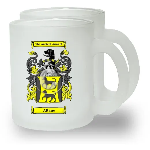 Altane Pair of Frosted Glass Mugs