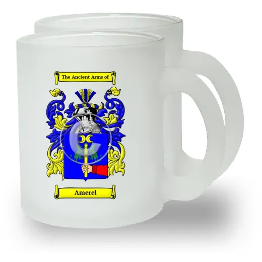 Amerel Pair of Frosted Glass Mugs