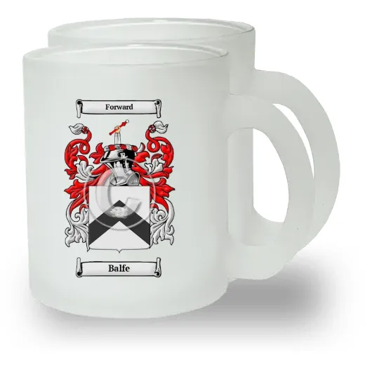 Balfe Pair of Frosted Glass Mugs