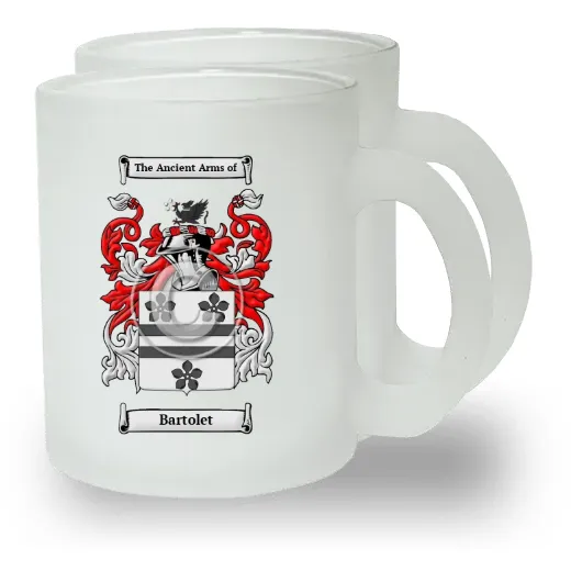 Bartolet Pair of Frosted Glass Mugs