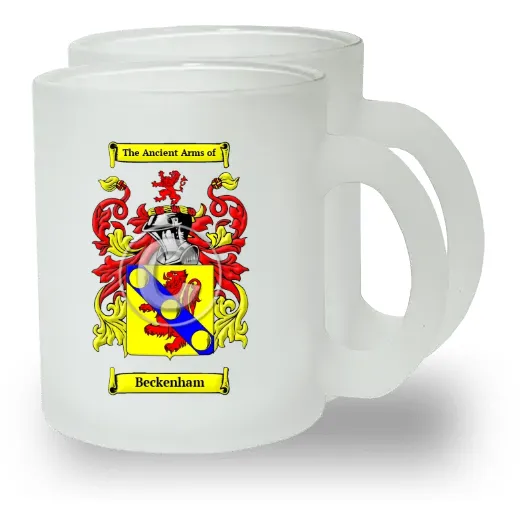Beckenham Pair of Frosted Glass Mugs