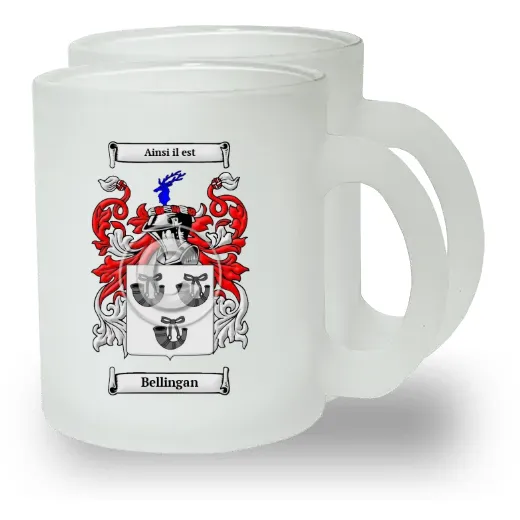 Bellingan Pair of Frosted Glass Mugs