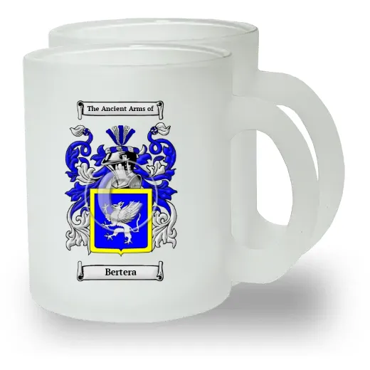 Bertera Pair of Frosted Glass Mugs