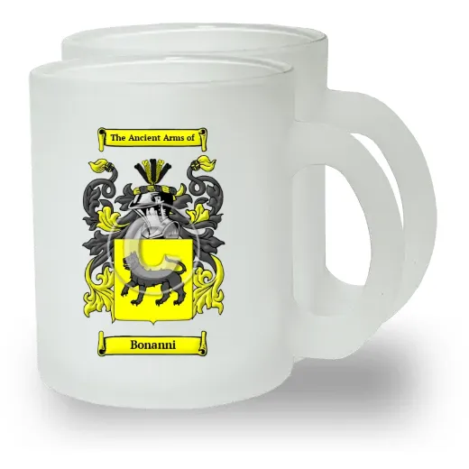 Bonanni Pair of Frosted Glass Mugs