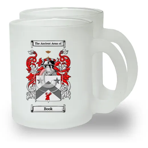 Book Pair of Frosted Glass Mugs