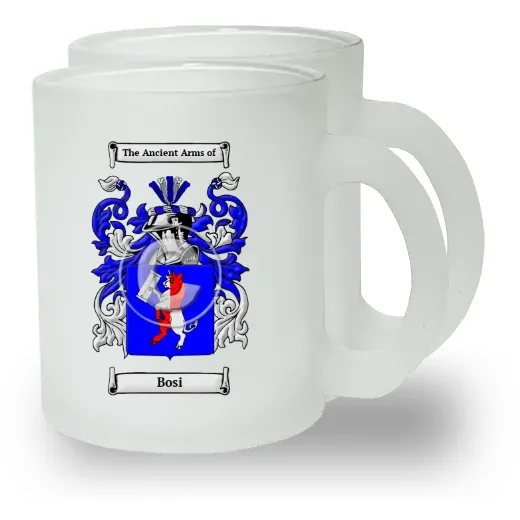 Bosi Pair of Frosted Glass Mugs