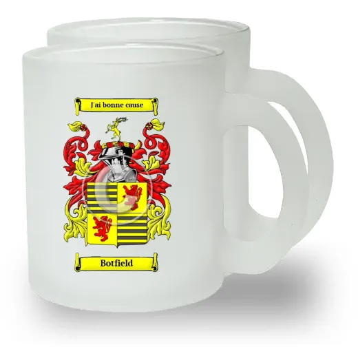 Botfield Pair of Frosted Glass Mugs