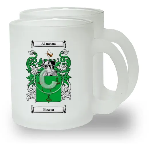Bowra Pair of Frosted Glass Mugs