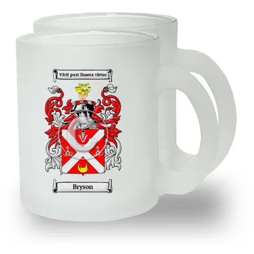 Bryson Pair of Frosted Glass Mugs