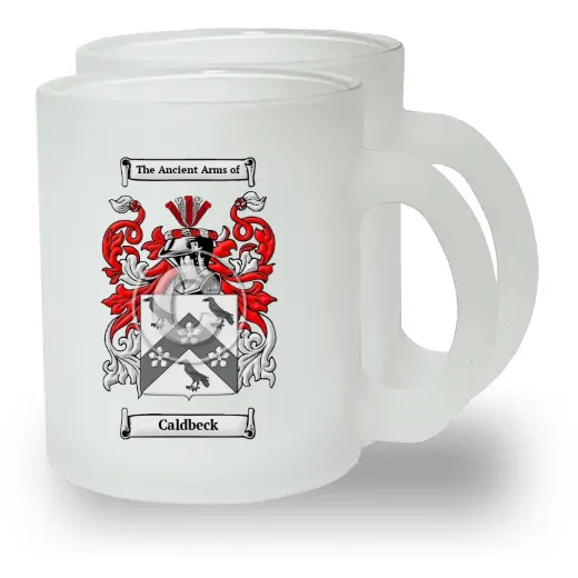 Caldbeck Pair of Frosted Glass Mugs